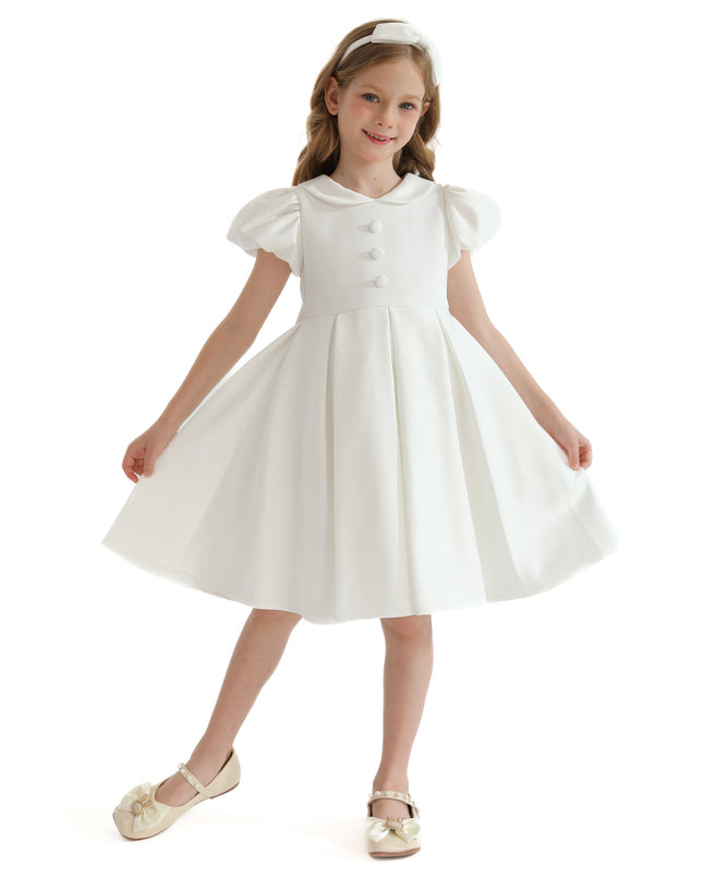 Ivory Barrymore Teacup Button Dress