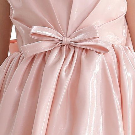 Pink Bow Long Brea Dress