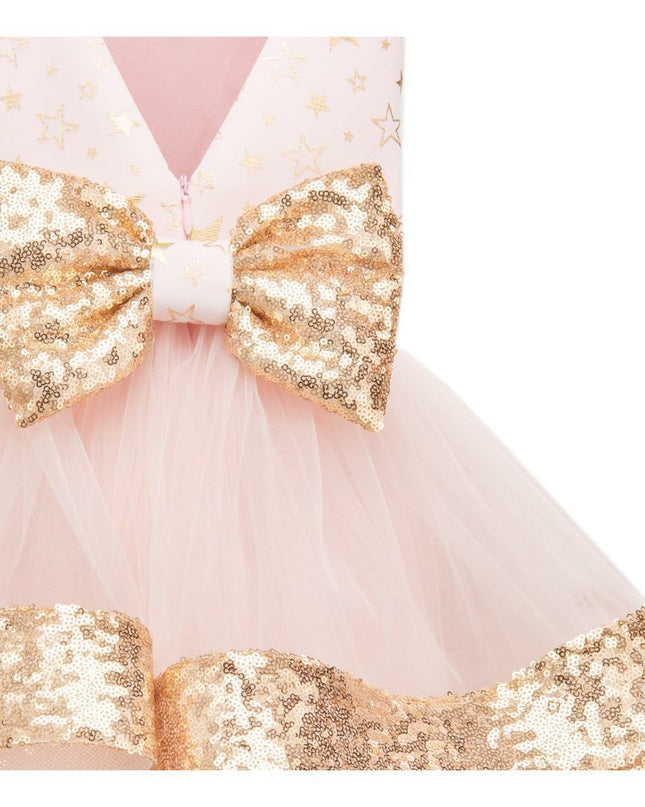 kids-atelier-tulleen-kid-girl-pink-glitter-gold-star-dress-ss19411-pink-gold-glitter