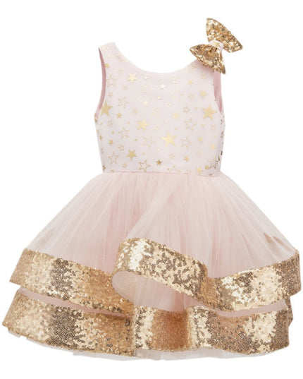 kids-atelier-tulleen-kid-girl-pink-glitter-gold-star-dress-ss19411-pink-gold-glitter