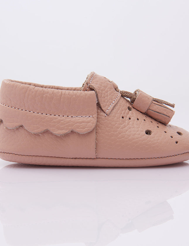 Pink Tassel Booties