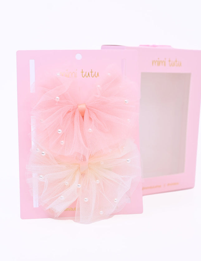 Kidsatelier-Tulleen-MTHC4204-tulle-bow-pearl-accented-hairclip-set