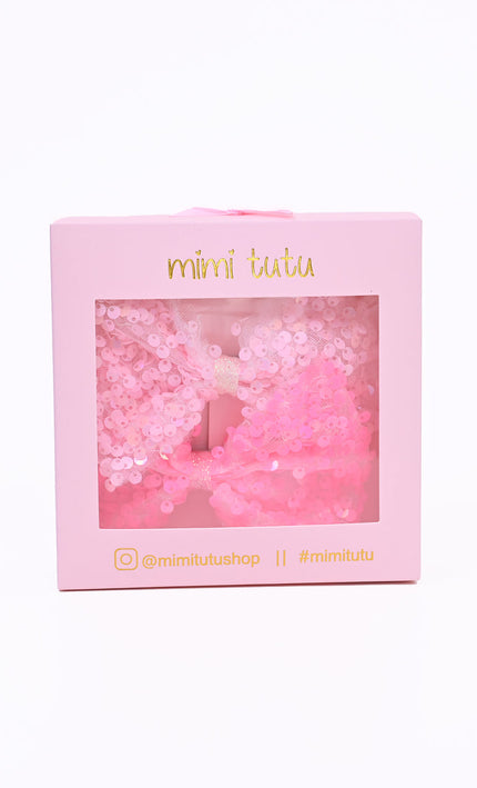 Sequin Bow Hairclip Set