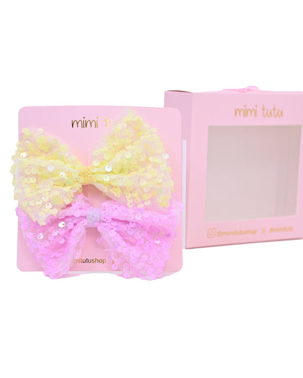 Kidsatelier-Tulleen-MTHC4202-sequin-bow-hairclip-set