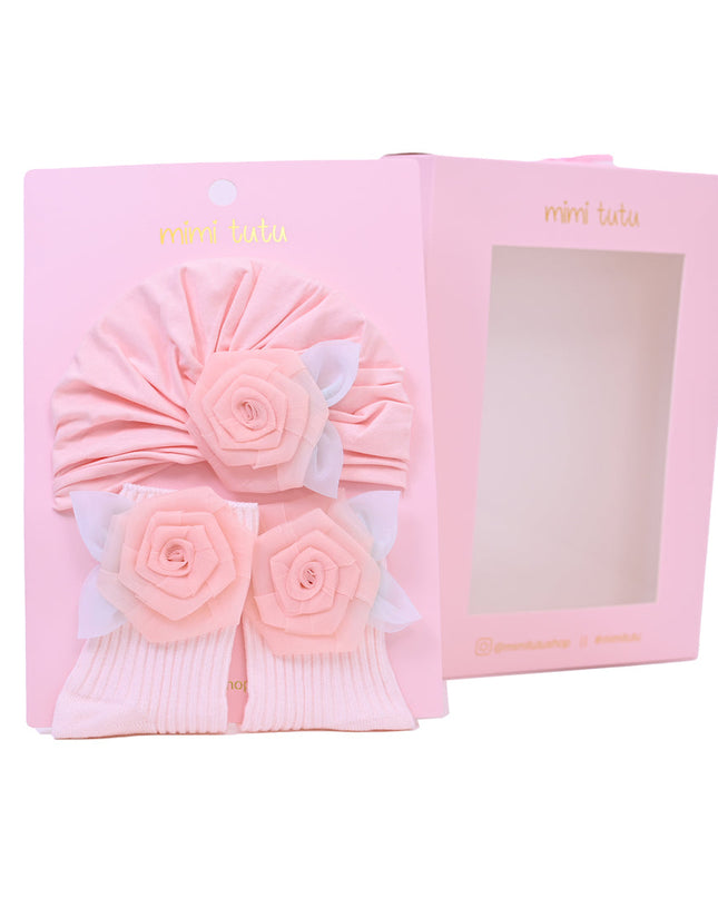 Pink Pastel Rose Gift Set
