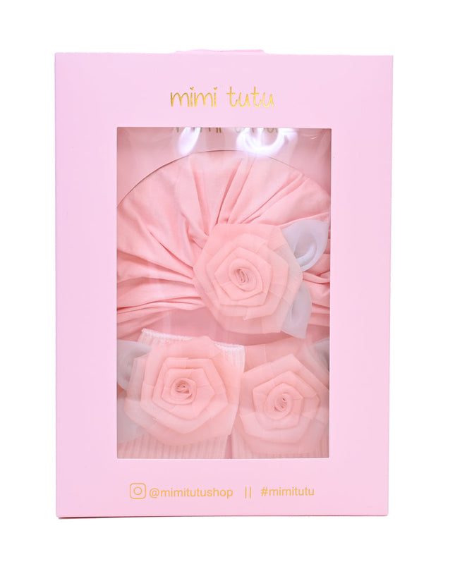 Pink Pastel Rose Gift Set