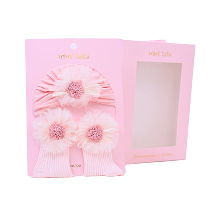 Pink Flower Ivory Petal Gift Set