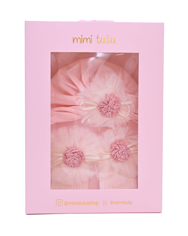 Pink Flower Ivory Petal Gift Set
