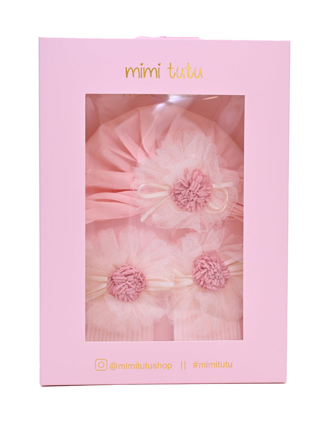 Pink Flower Ivory Petal Gift Set