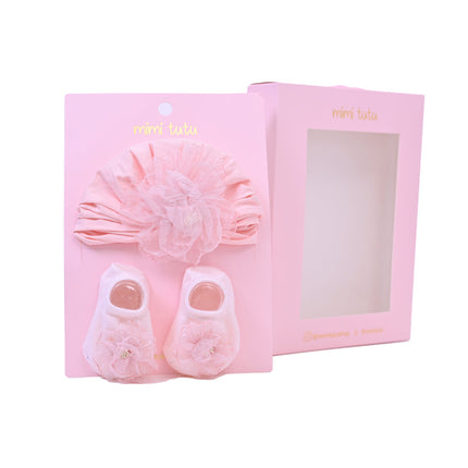 Pink Flower Pastel Gift Set