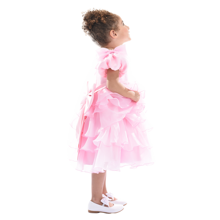 Pink Bonaventura Ruffle Dress