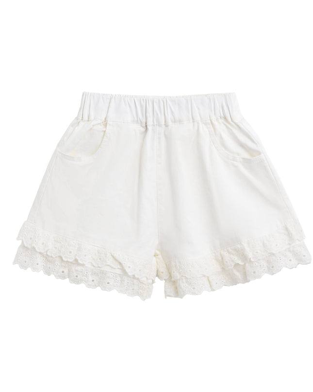 Beige Ruffle Bow Outfit Set
