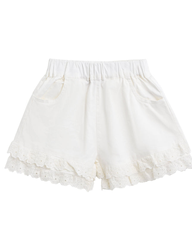 Beige Ruffle Bow Outfit Set