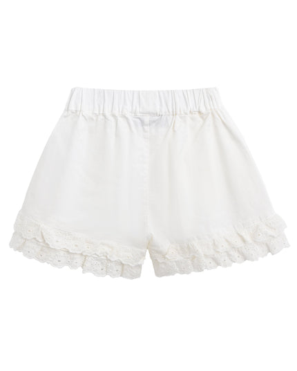 Beige Ruffle Bow Outfit Set