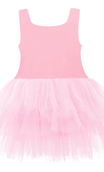Pink Flamingo Solid Tutu Dress