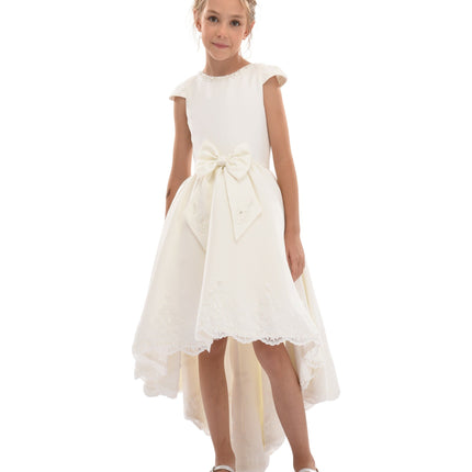 White Cresci Hilo Bow Dress