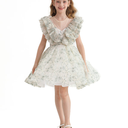 Green Floral Honeydale Dress
