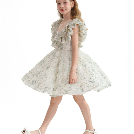 Green Floral Honeydale Dress
