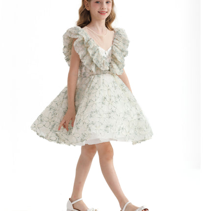 Green Floral Honeydale Dress