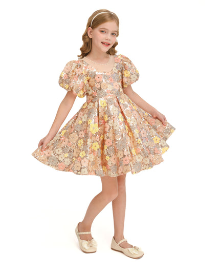 Champagne Blossom Lamore Dress