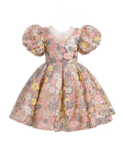 Champagne Blossom Lamore Dress