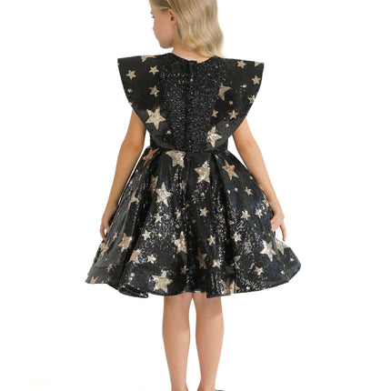 Black Starlit Rivior Dress