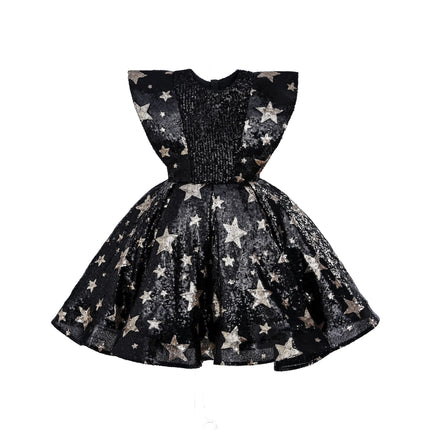 Black Starlit Rivior Dress