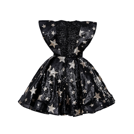 Black Starlit Rivior Dress