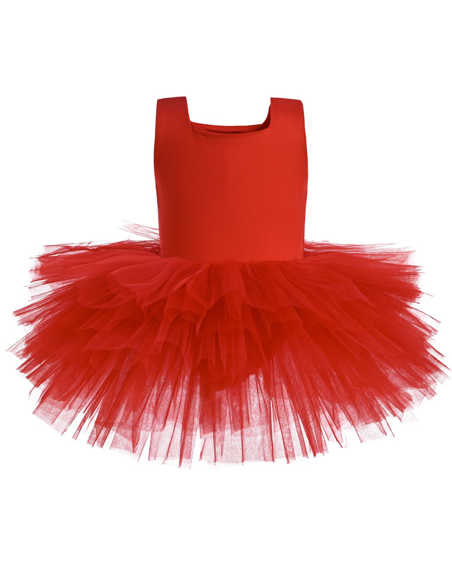 Red Layered Leotard