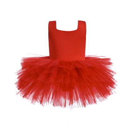 Red Layered Leotard