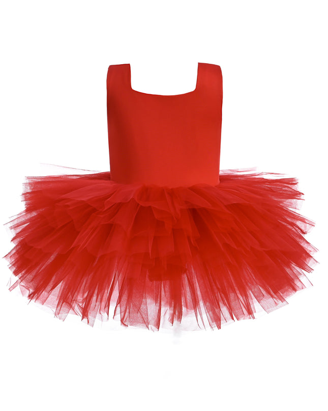 Red Layered Leotard