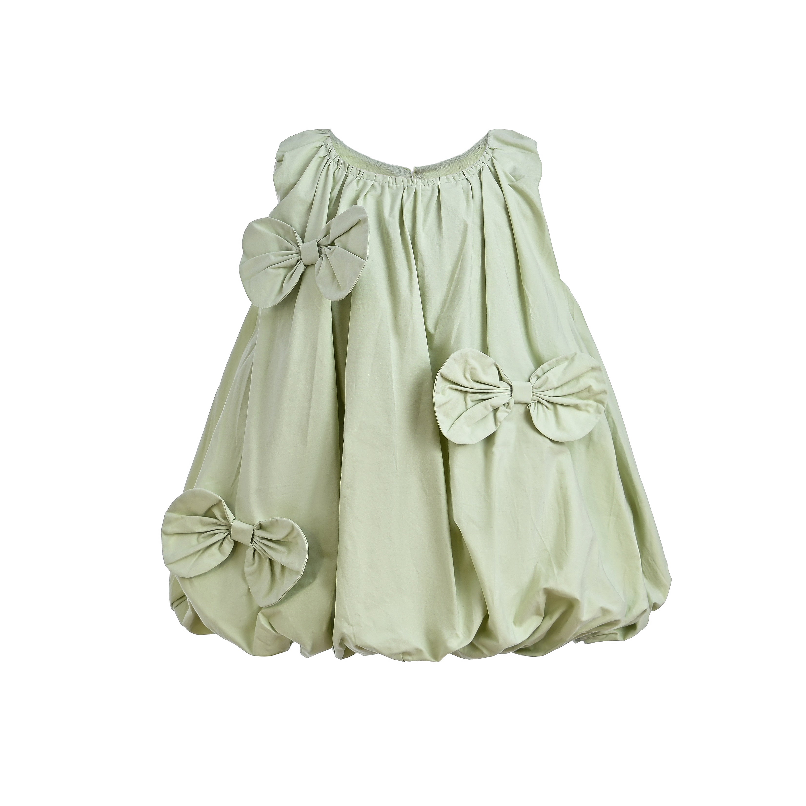 Mimi Tutu Sage Sleeveless Bow Dress