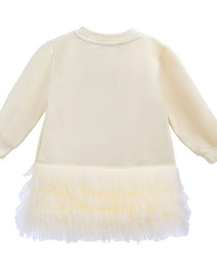 kidsatelier-mimi-tutu-Beige-Ruffle-Ribbon-Dress