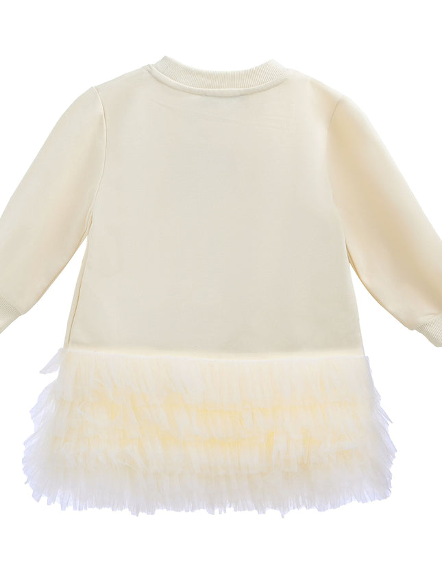 kidsatelier-mimi-tutu-Beige-Ruffle-Ribbon-Dress