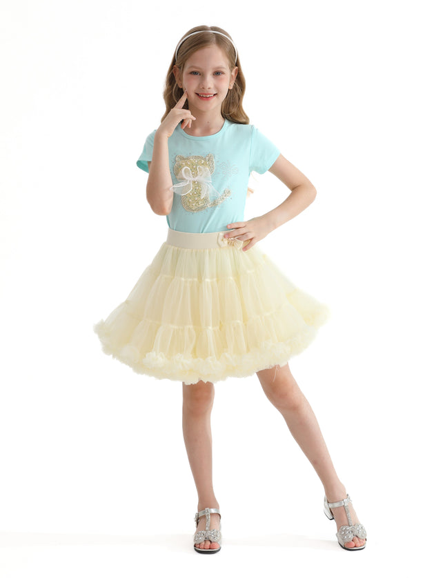 kidsatelier-mimi-tutu-MTTS2416-Neon_Yellow-pastel-bow-tulle-skirt