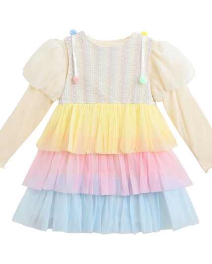 kidsatelier-mimi-tutu-Cream-Pastel-Pom-Pom-Tulle-Dress