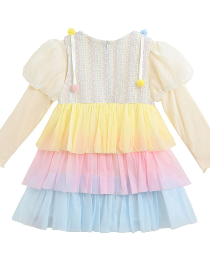 kidsatelier-mimi-tutu-Cream-Pastel-Pom-Pom-Tulle-Dress
