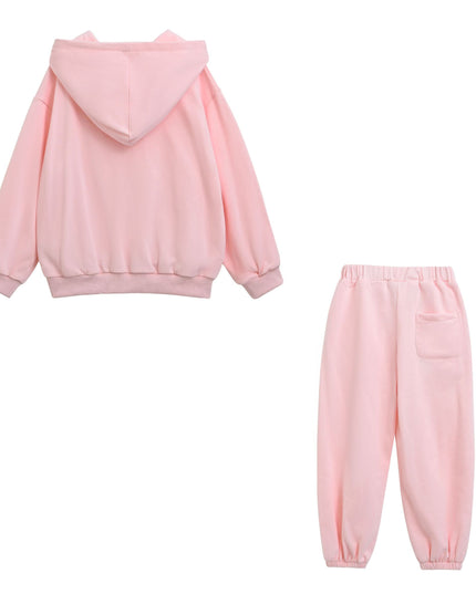 kidsatelier-mimi-tutu-Pink-Bow-Detail-Tracksuit-Set