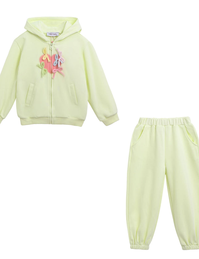 kidsatelier-mimi-tutu-Yellow-Bow-Detail-Tracksuit-Set