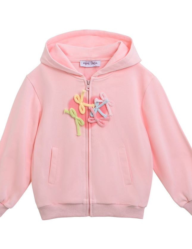 kidsatelier-mimi-tutu-Pink-Bow-Detail-Tracksuit-Set