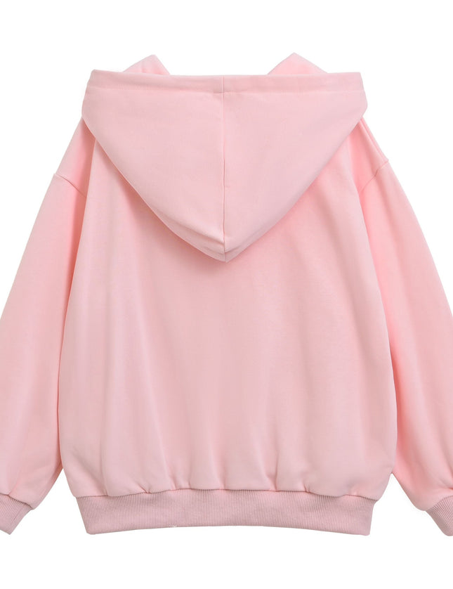 kidsatelier-mimi-tutu-Pink-Bow-Detail-Tracksuit-Set