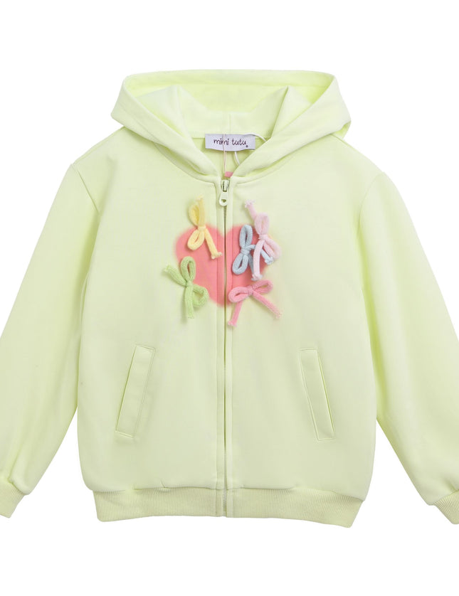 kidsatelier-mimi-tutu-Yellow-Bow-Detail-Tracksuit-Set