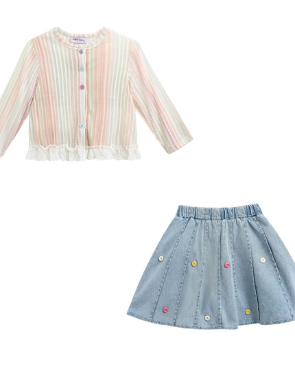 kidsatelier-mimi-tutu-Multicolor-Skirt-Cardigan-Set