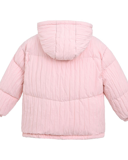 kidsatelier-mimi-tutu-Pink-Bow-Quilted-Puffer-Jacket
