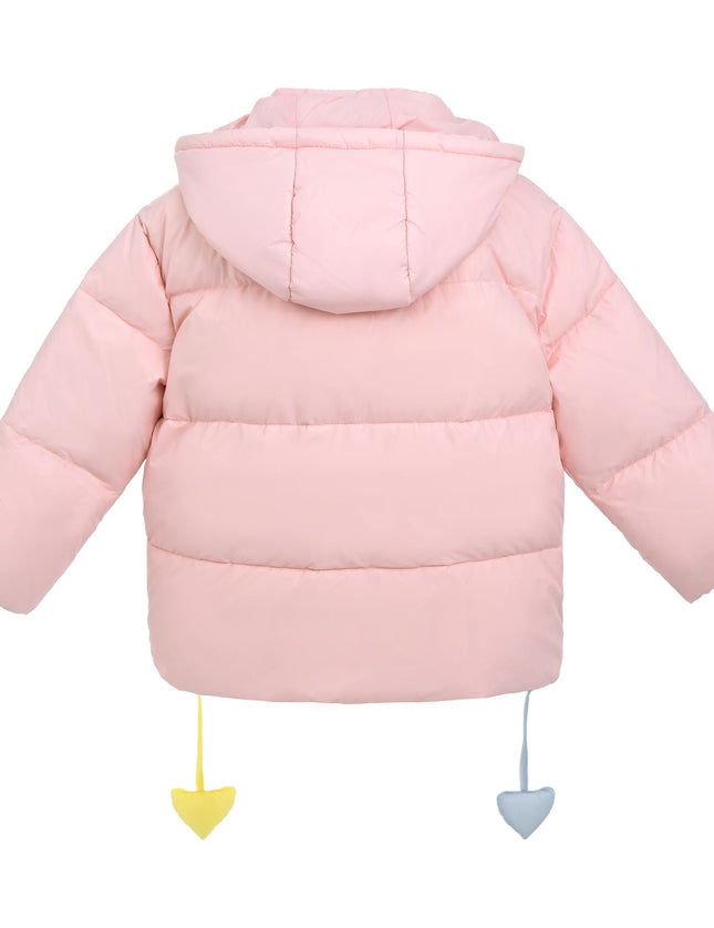 kidsatelier-mimi-tutu-Pink-Heart-Charm-Puffer-Jacket