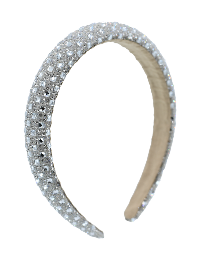 kidsatelier-Tulleen-Rhinestone Checkerboard Headband-MTHB52019-Checkerboard