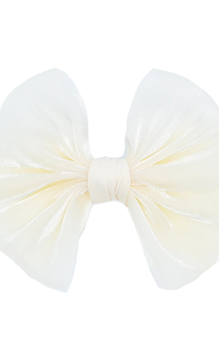 Multicolor Satin Bow Hairclip Set