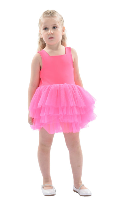 Pink French Rose Tutu Dress
