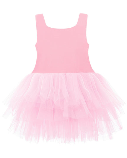 kidsatelier-tulleen-MTL321-Flamingo Pink-solid-tutu-dress