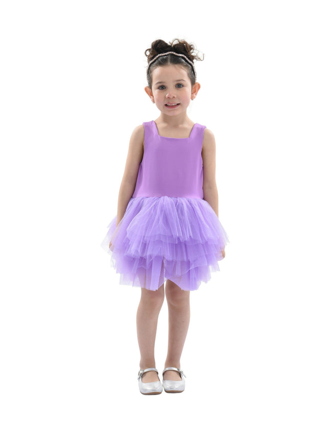 kidsatelier-tulleen-MTL321-Iris Purple-solid-tutu-dress